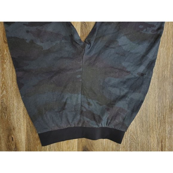 Victoria Sport Women's S Gray Camo Jogger Sweat Pants Elastic Waist Slit Pocket - Picture 9 of 12